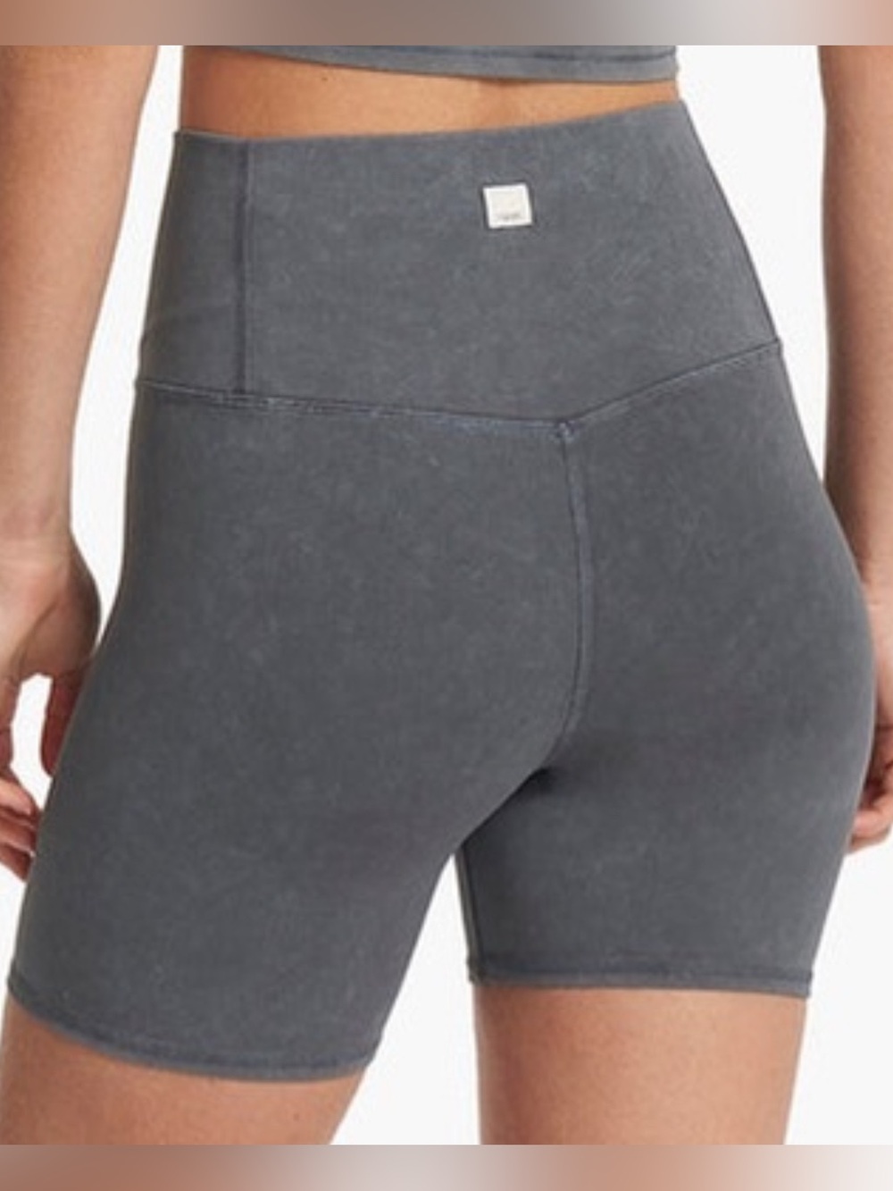 Vuori Washed Studio Short - Washed Charcoal Grey - Medium EUC